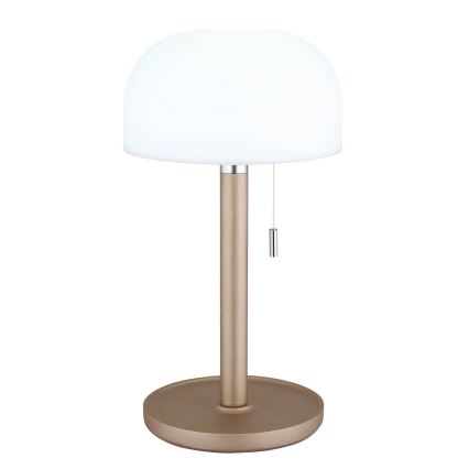 Globo - LED tölthető asztali lámpa LED/1,5W/3,7V 3000/4200/6000K 1800mAh barna