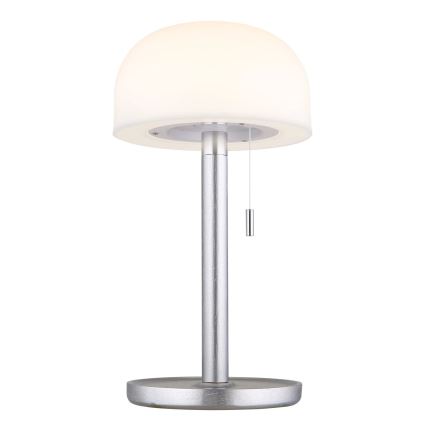 Globo - LED Újratölthető asztali lámpa LED/1,5W/3,7V 3000/4200/6000K 1800mAh ezüst