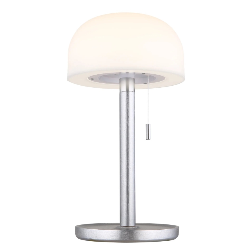 Globo - LED Újratölthető asztali lámpa LED/1,5W/3,7V 3000/4200/6000K 1800mAh ezüst