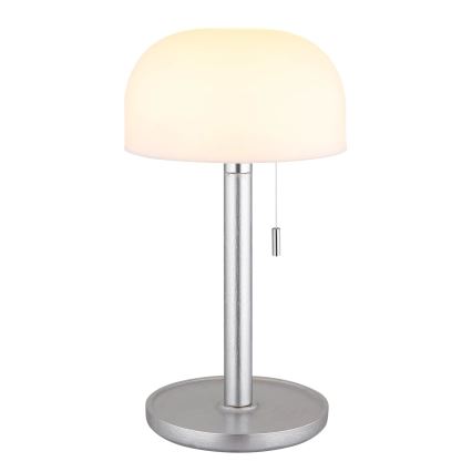 Globo - LED Újratölthető asztali lámpa LED/1,5W/3,7V 3000/4200/6000K 1800mAh ezüst