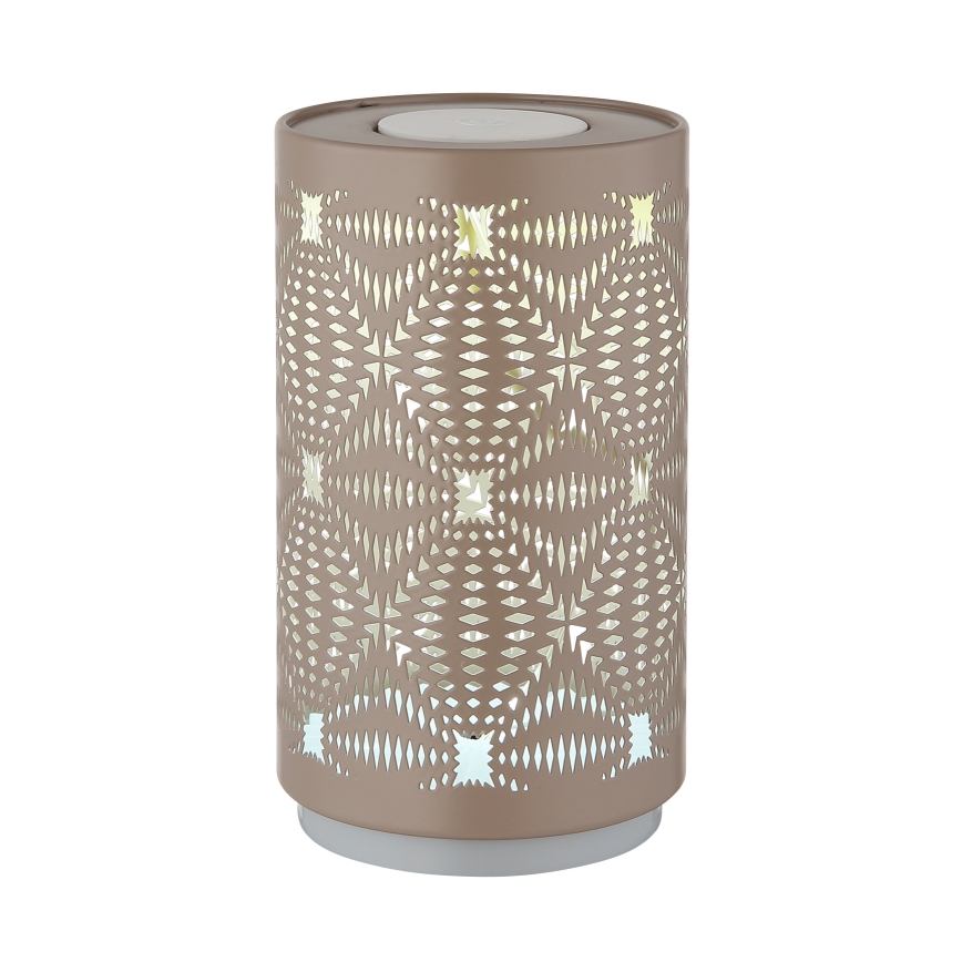 Globo - LED RGB érintős tölthető asztali lámpa LED/1W/5V 500 mAh barna