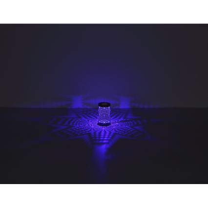 Globo - LED RGB érintős tölthető asztali lámpa LED/1W/5V 500 mAh barna