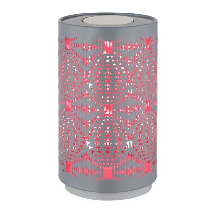 Globo - LED RGB érintős tölthető asztali lámpa LED/1W/5V 500 mAh szürke