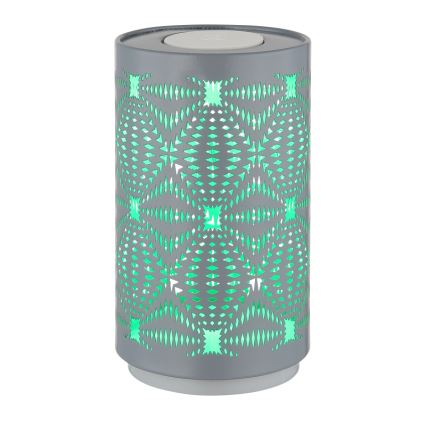 Globo - LED RGB érintős tölthető asztali lámpa LED/1W/5V 500 mAh szürke