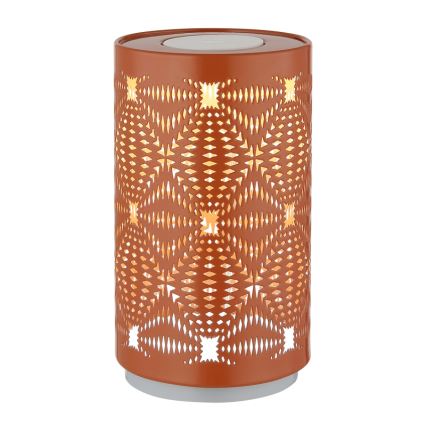 Globo - LED RGB érintős tölthető asztali lámpa LED/1W/5V 500 mAh réz színű