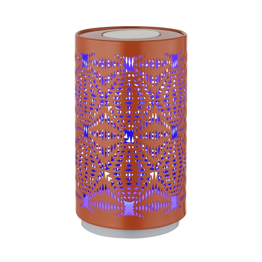 Globo - LED RGB érintős tölthető asztali lámpa LED/1W/5V 500 mAh réz színű