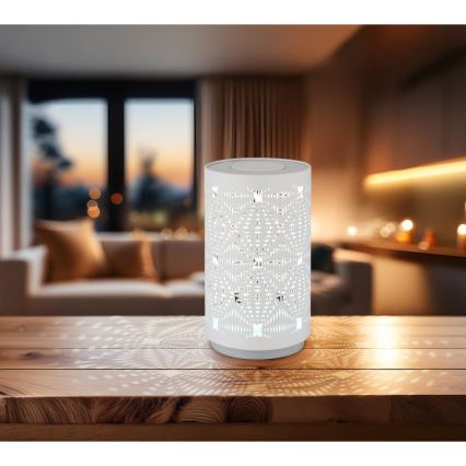 Globo - LED RGB érintős tölthető asztali lámpa LED/1W/5V 500 mAh fehér
