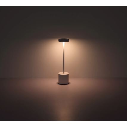 Globo - LED érintős asztali lámpa, állítható fényerővel LED/1,2W/3,7V 2000K/3500K/7000K 1200 mAh USB fehér