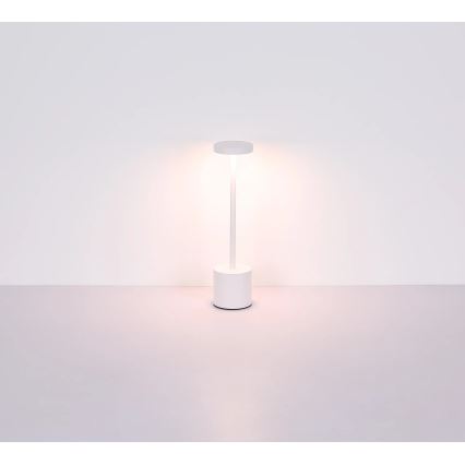 Globo - LED érintős asztali lámpa, állítható fényerővel LED/1,2W/3,7V 2000K/3500K/7000K 1200 mAh USB fehér