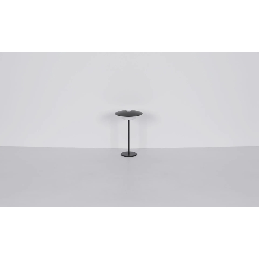 Globo - LED Kültéri tölthető érintésvezérelt asztali lámpa LED/3W/3,7V 1800/2700/3000K IP44 1800 mAh szürke