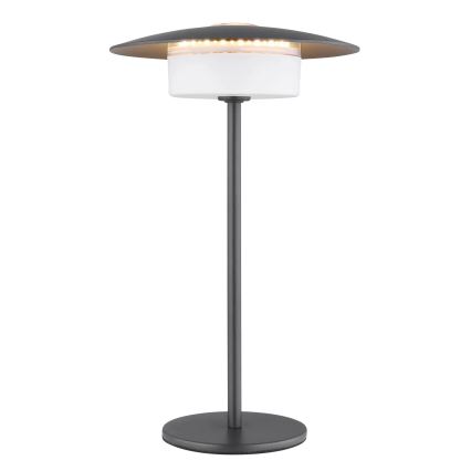 Globo - LED Kültéri tölthető érintésvezérelt asztali lámpa LED/3W/3,7V 1800/2700/3000K IP44 1800 mAh szürke