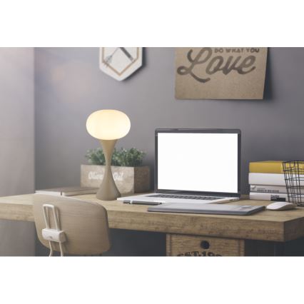 Globo - Asztali lámpa 1xE14/25W/230V bézs