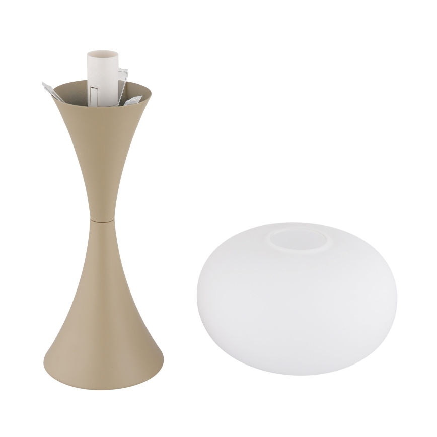 Globo - Asztali lámpa 1xE14/25W/230V bézs