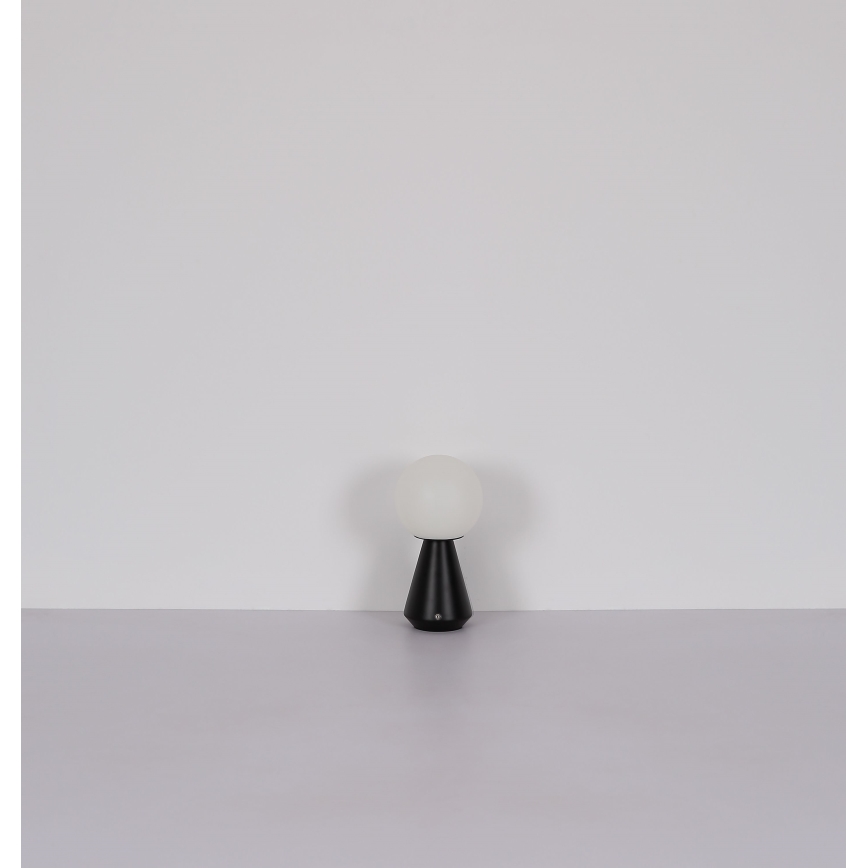 Globo - LED állítható fényerejű érintős kültéri asztali lámpa LED/1,5W/5V 3000/4500/6500K 1800 mAh IP41 fekete