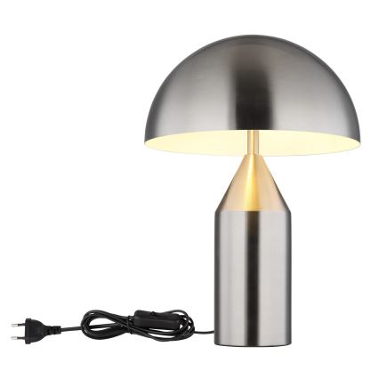 Globo - Asztali lámpa 2xE27/40W/230V matt króm