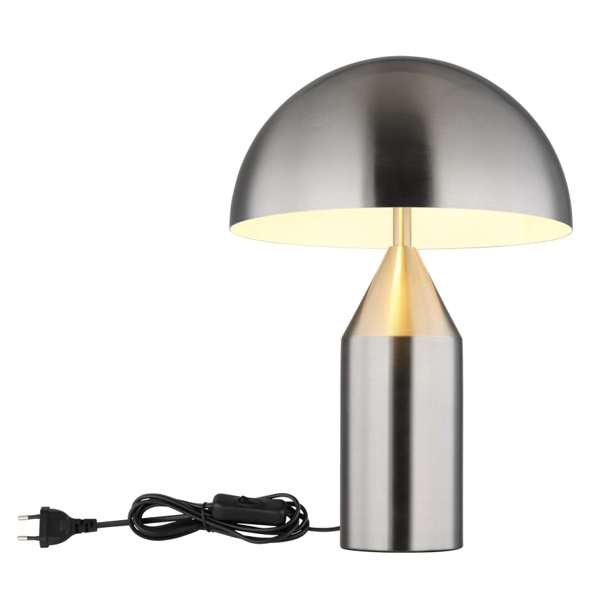 Globo - Asztali lámpa 2xE27/40W/230V matt króm
