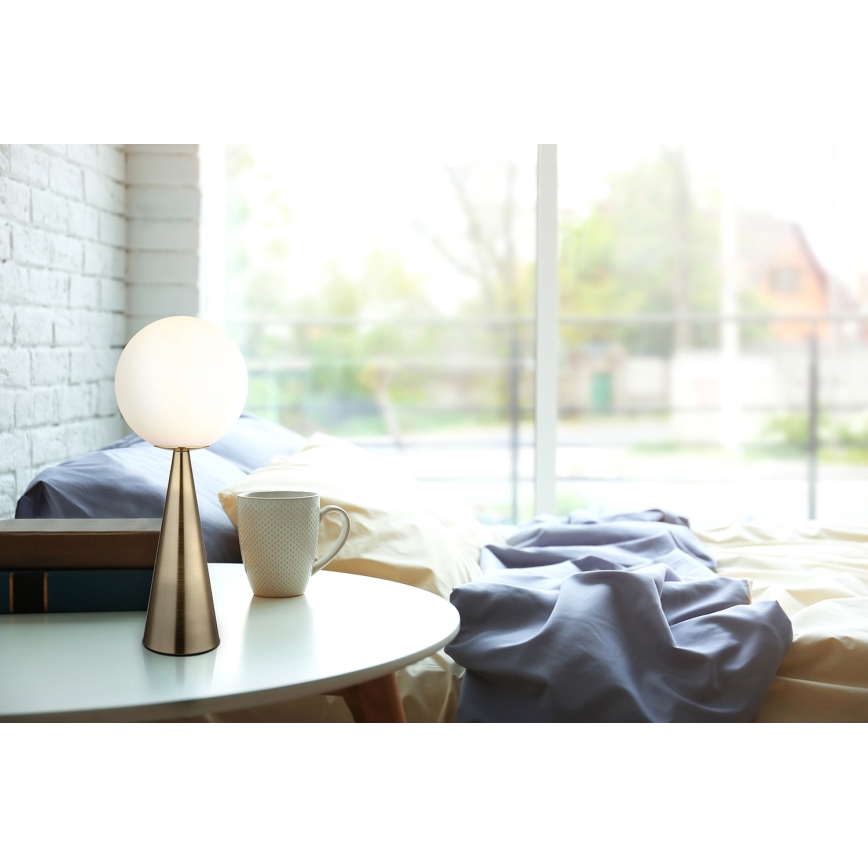 Globo - Asztali lámpa 1xE27/40W/230V réz