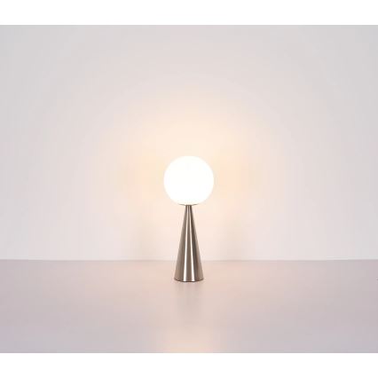 Globo - Asztali lámpa 1xE27/40W/230V matt króm