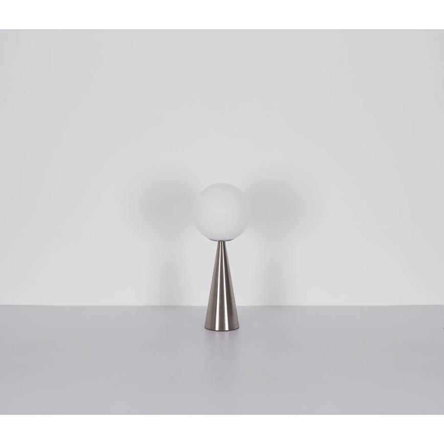 Globo - Asztali lámpa 1xE27/40W/230V matt króm