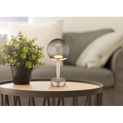 Globo - LED Dimmelhető újratölthető érintőképernyős asztali lámpa LED/2,5W/5V 1800mAh 2700/4000/6500K Rózsaarany