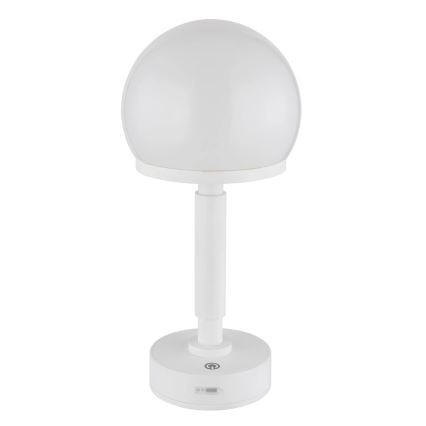 Globo - LED Dimmelhető újratölthető érintőképernyős asztali lámpa LED/2,5W/5V 1800mAh 2800K fehér
