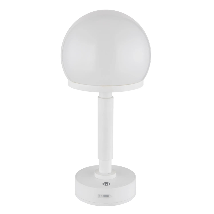 Globo - LED Dimmelhető újratölthető érintőképernyős asztali lámpa LED/2,5W/5V 1800mAh 2800K fehér