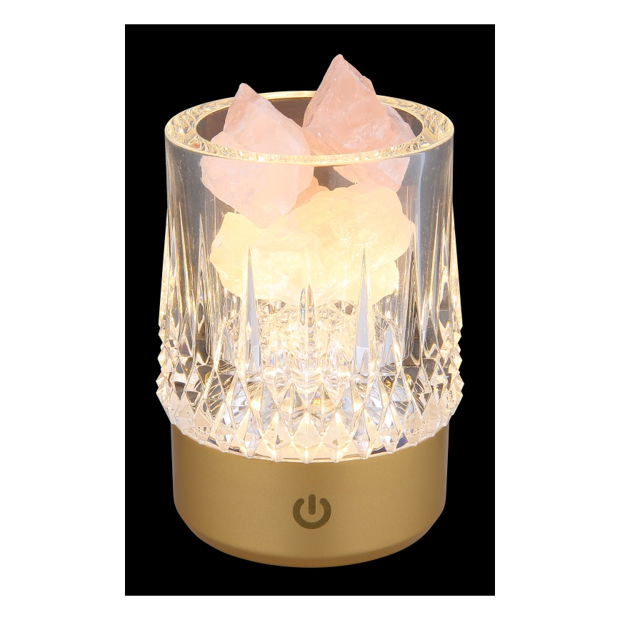 Globo - LED érintős asztali lámpa, állítható fényerővel LED/1W/5V 3000K 1200 mAh arany