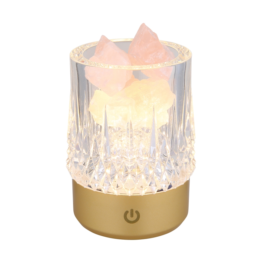 Globo - LED érintős asztali lámpa, állítható fényerővel LED/1W/5V 3000K 1200 mAh arany