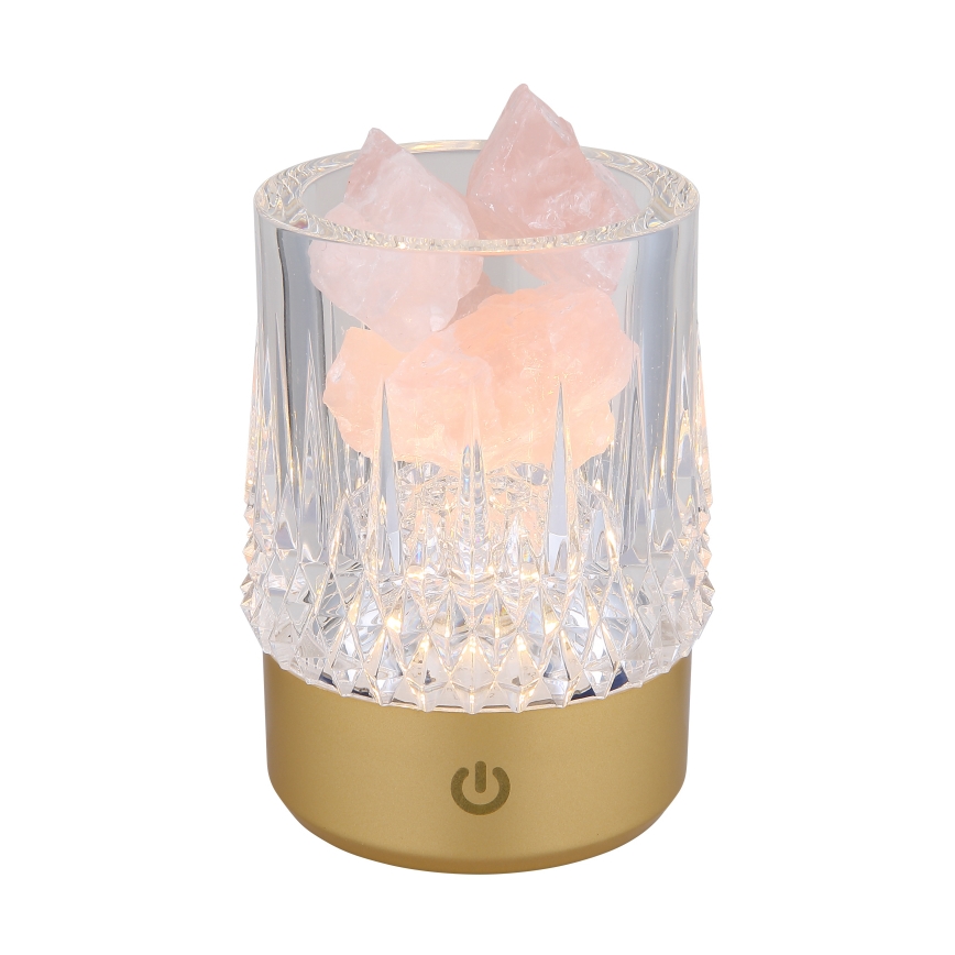 Globo - LED érintős asztali lámpa, állítható fényerővel LED/1W/5V 3000K 1200 mAh arany