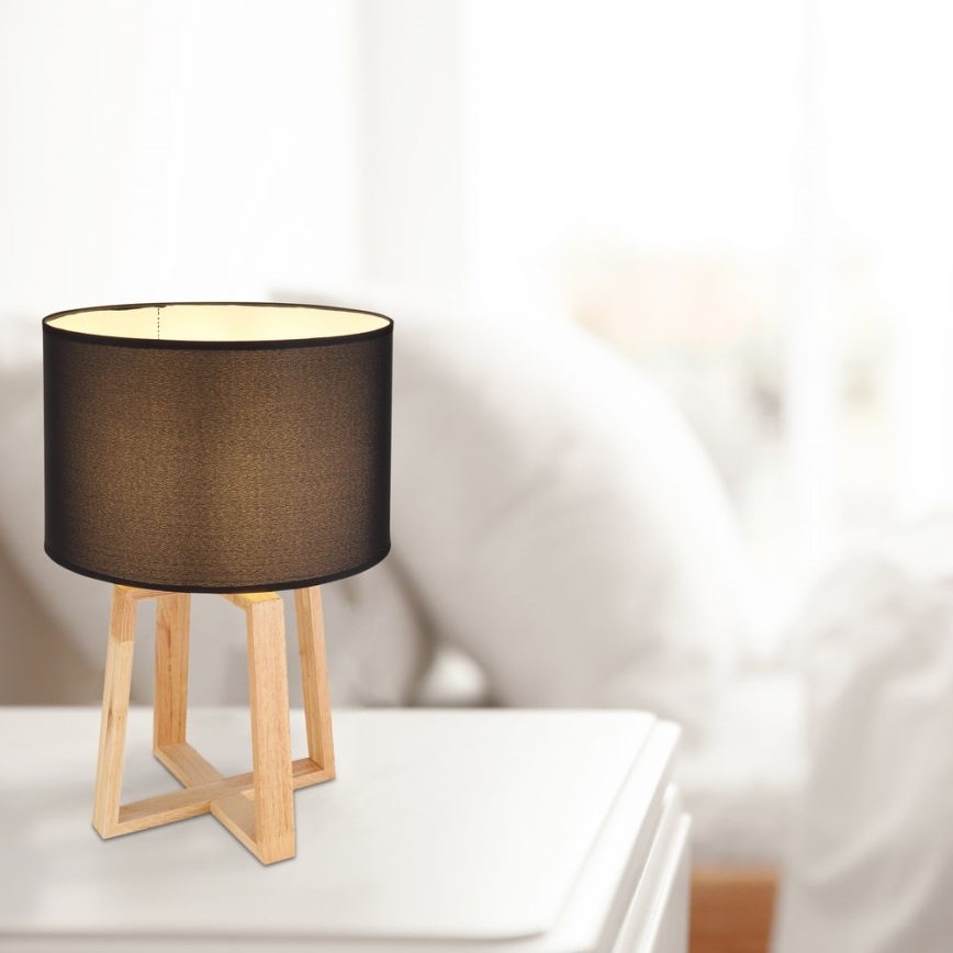 Globo - Asztali lámpa 1xE14/40W/230V fekete