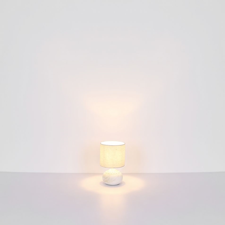 Globo - Asztali lámpa 1xE14/40W/230V bézs/kerámia