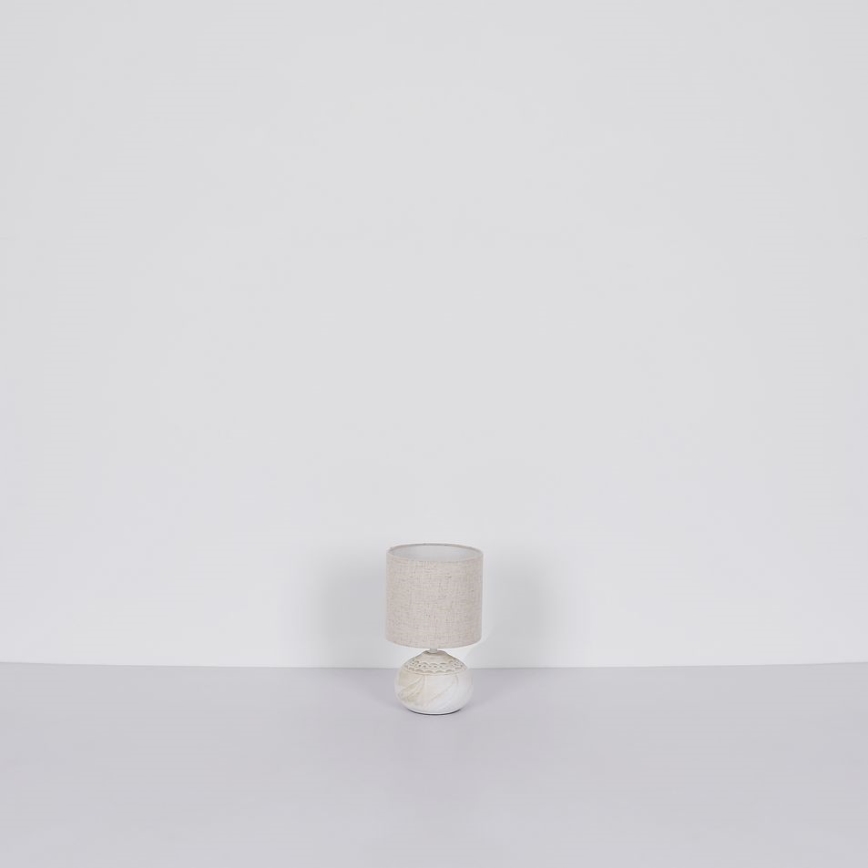 Globo - Asztali lámpa 1xE14/40W/230V bézs/kerámia