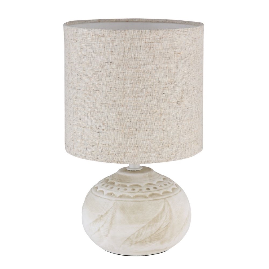 Globo - Asztali lámpa 1xE14/40W/230V bézs/kerámia