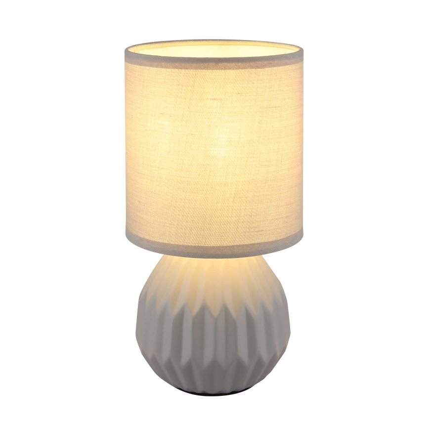 Globo - Asztali lámpa 1xE14/40W/230V szürke