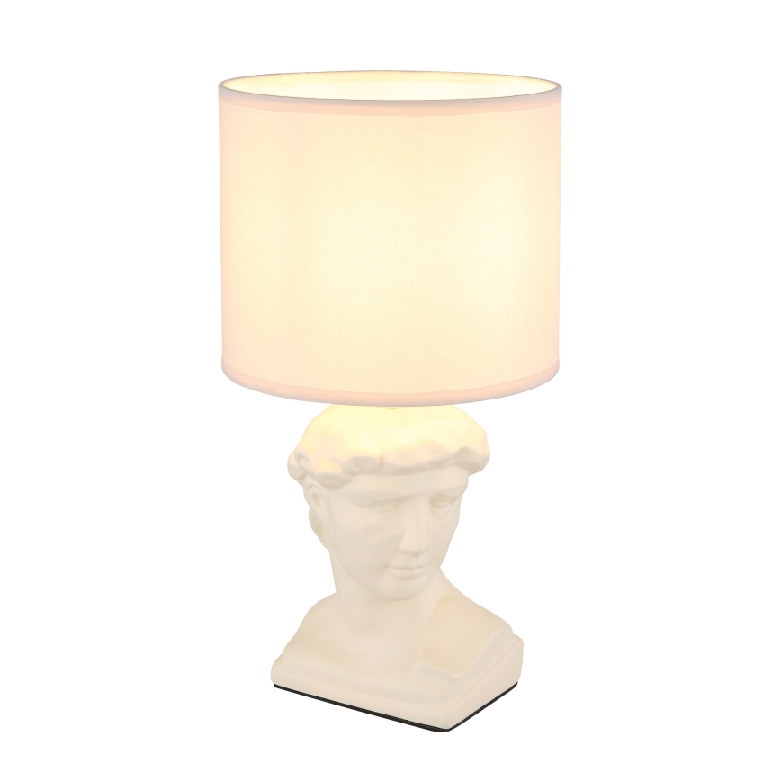 Globo - Asztali lámpa 1xE14/40W/230V krémes