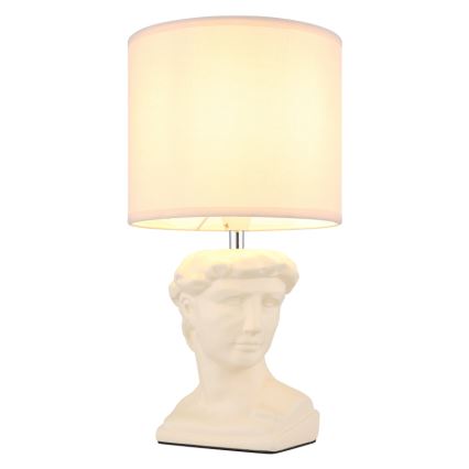 Globo - Asztali lámpa 1xE14/40W/230V krémes