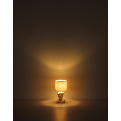 Globo - Asztali lámpa 1xE14/40W/230V krémes