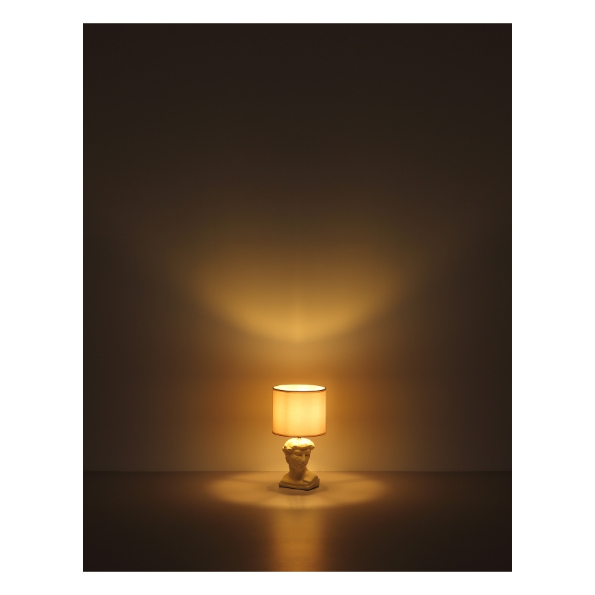 Globo - Asztali lámpa 1xE14/40W/230V krémes