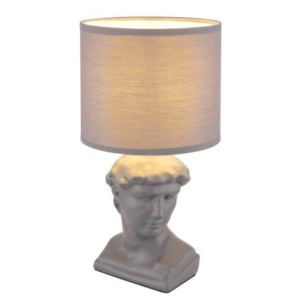 Globo - Asztali lámpa 1xE14/40W/230V szürke