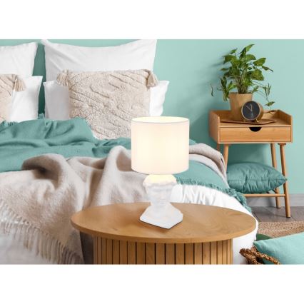 Globo - Asztali lámpa 1xE14/40W/230V fehér