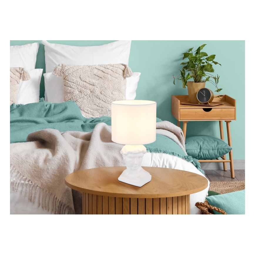 Globo - Asztali lámpa 1xE14/40W/230V fehér