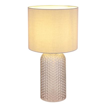 Globo - Asztali lámpa 1xE27/60W/230V szürke