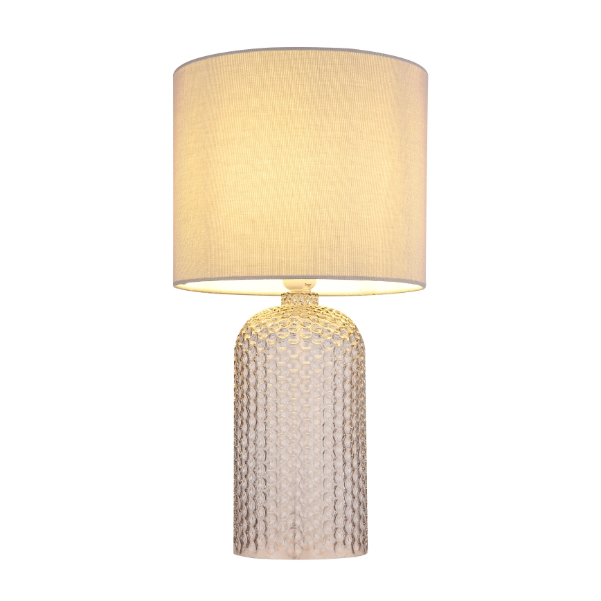 Globo - Asztali lámpa 1xE27/60W/230V szürke