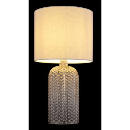 Globo - Asztali lámpa 1xE27/60W/230V szürke