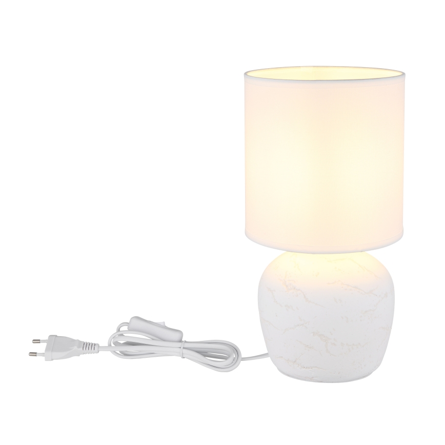 Globo - Asztali lámpa 1xE14/40W/230V fehér