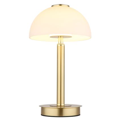 Globo - LED érintőkapcsolós, fényerőszabályozható asztali lámpa LED/7W/230V 3000K sárgaréz