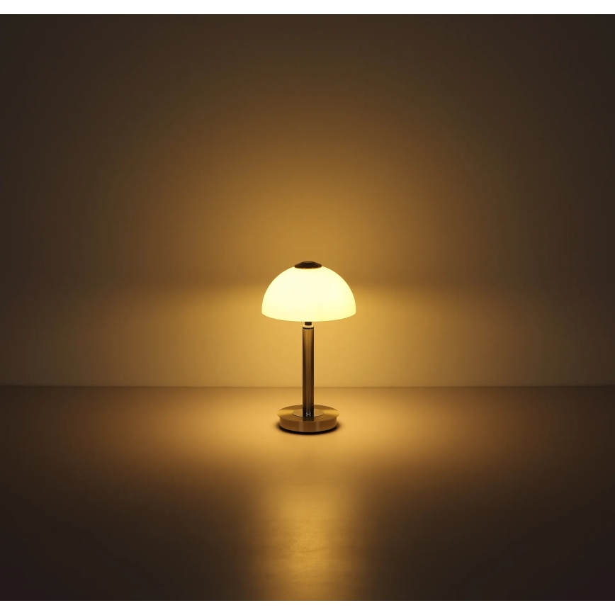 Globo - Fényerőszabályozható érintésvezérelt LED asztali lámpa LED/7W/230V 3000K matt króm