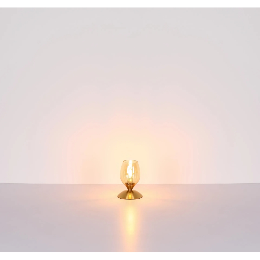 Globo - Asztal érintős lámpa 1xE14/25W/230V réz