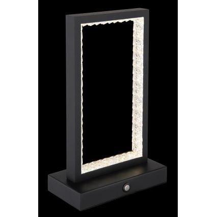 Globo - LED érintős asztali lámpa, állítható fényerővel LED/3W/3,7V 2700K/4000K/6500K 1800 mAh USB fekete