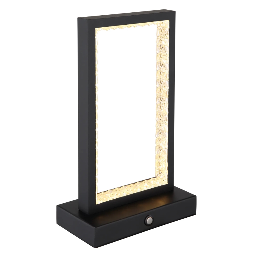 Globo - LED érintős asztali lámpa, állítható fényerővel LED/3W/3,7V 2700K/4000K/6500K 1800 mAh USB fekete